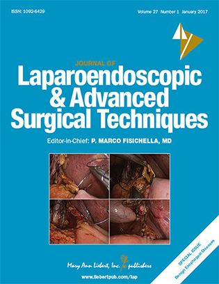 Journal of Laparoendoscopic & Advanced Surgical Techniques 국제 학술지 표지